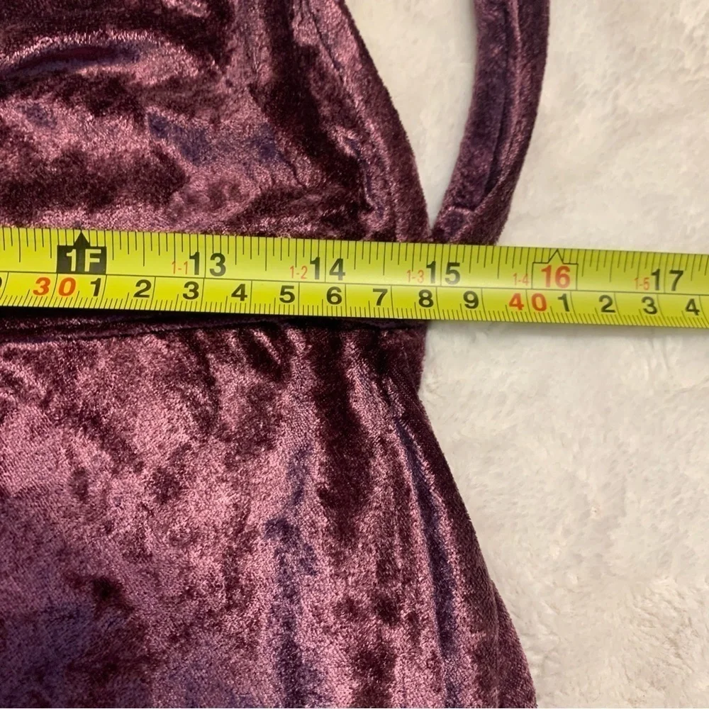 NWT Free People Velvet Tunic Large Fig Jam Intimately Free Pple All Night Cami